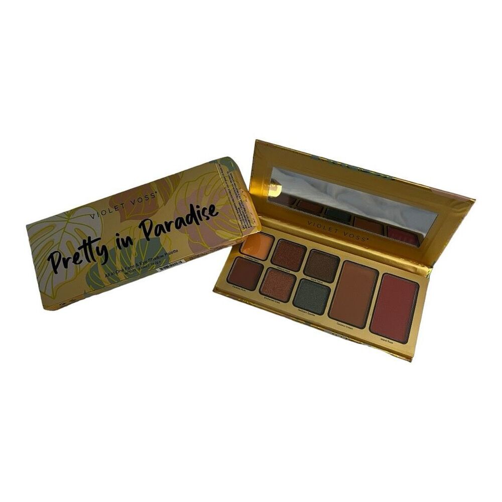 Violet Voss Pretty in Paradise All-in-One Face & Eye Shadow Palette Brand New